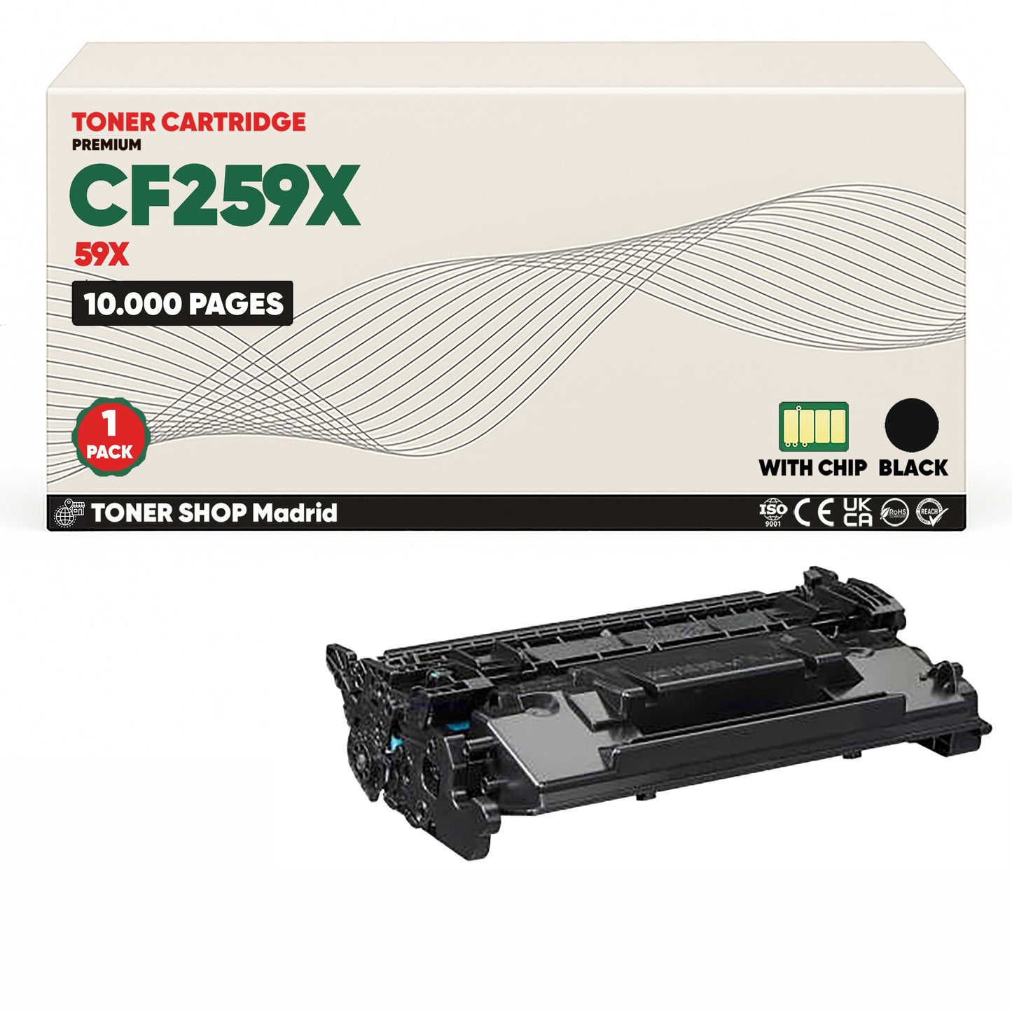 BDink Cartucho Tóner Compatible HP 59X / CF259X Negro