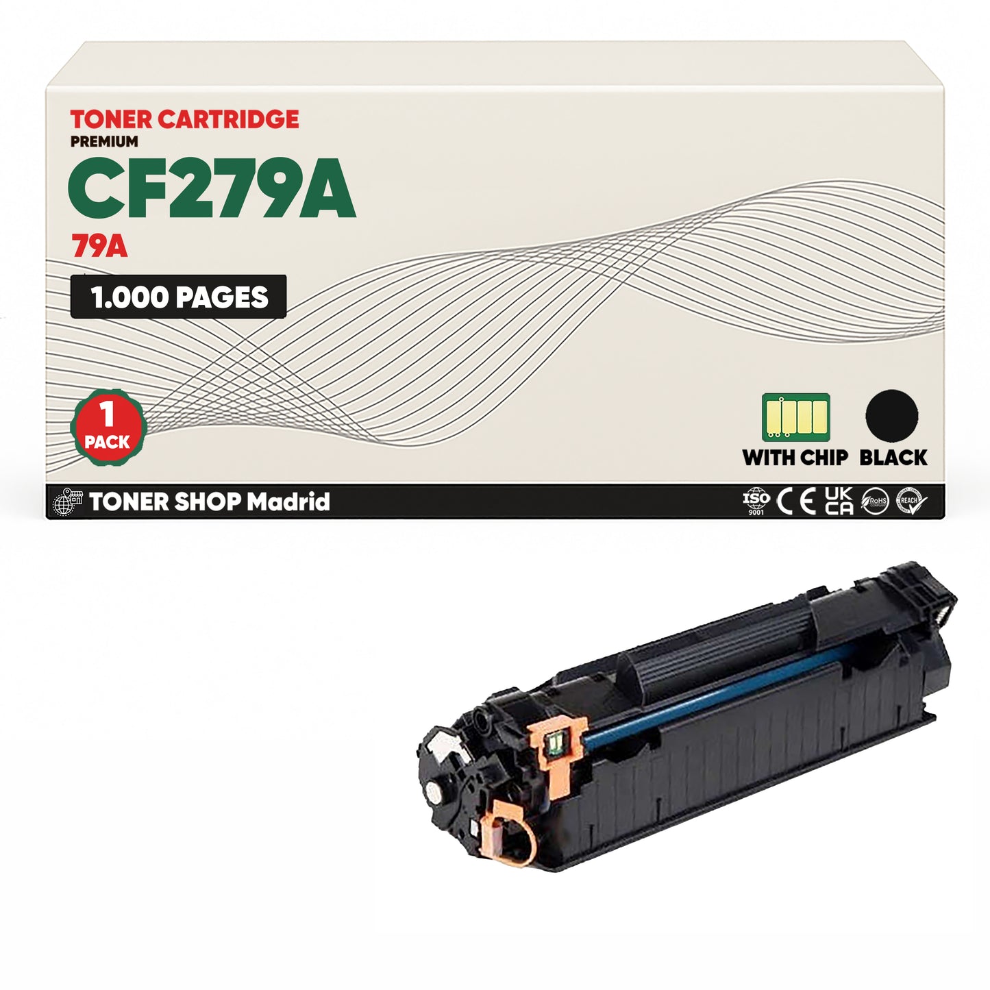BDink Cartucho Tóner Compatible HP 79A / CF279A Negro