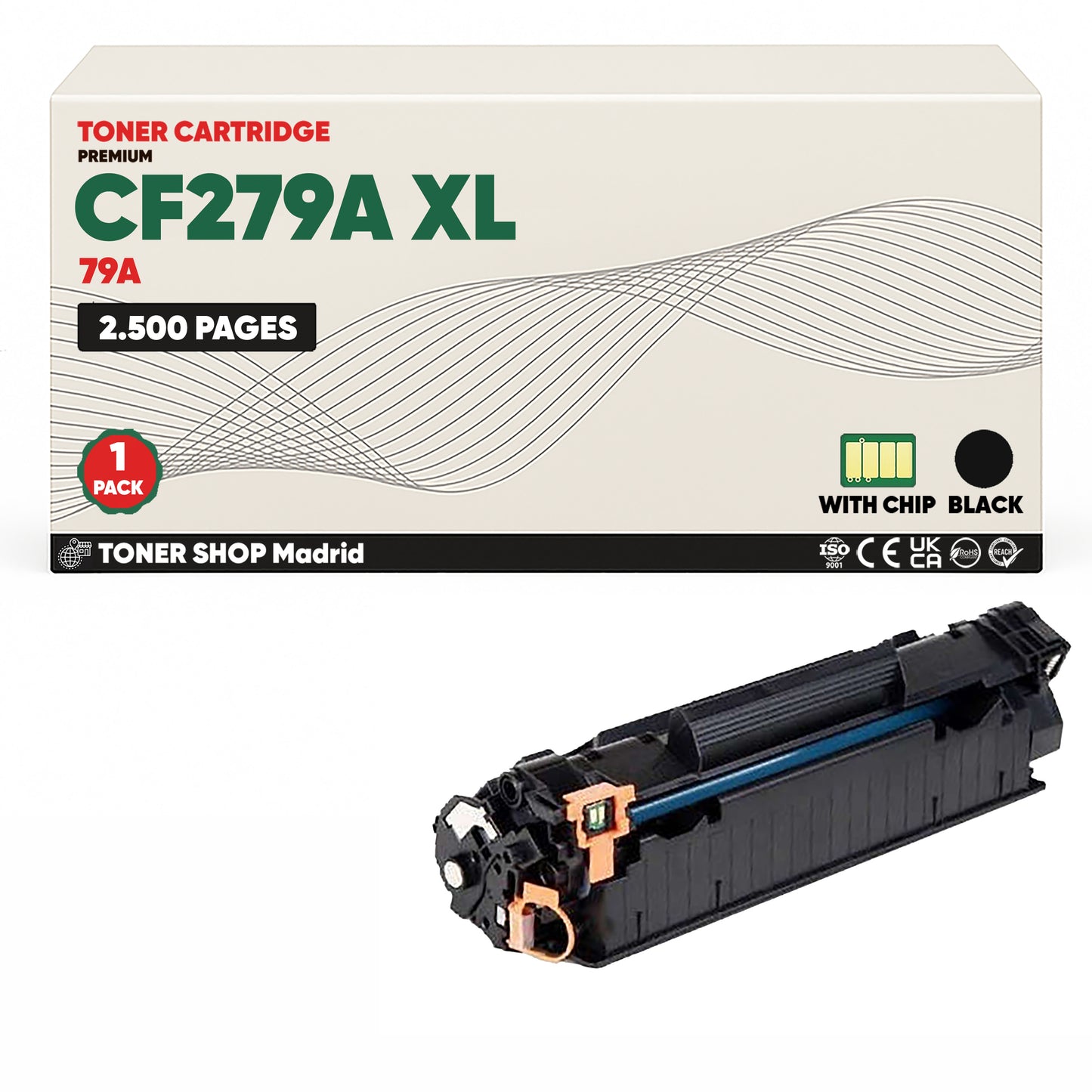 BDink Cartucho Tóner Compatible HP 79A / CF279A XL Negro