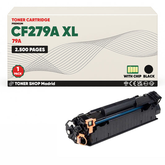 BDink Cartucho Tóner Compatible HP 79A / CF279A XL Negro