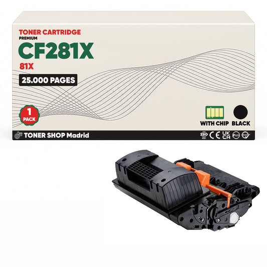 BDink Cartucho Tóner Compatible HP 81X / CF281X Negro
