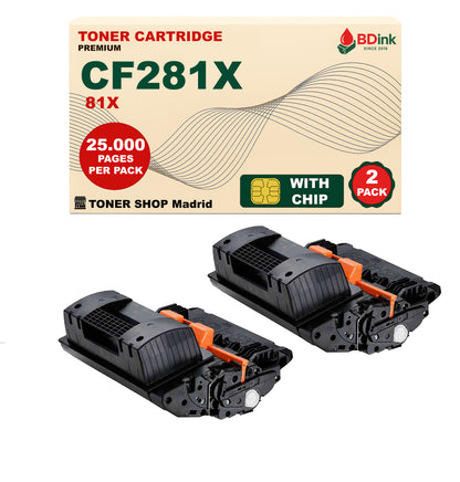 BDink Cartucho Tóner Compatible HP 81X / CF281X Negro