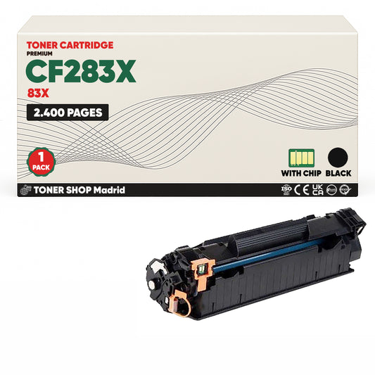 BDink Cartucho Tóner Compatible HP 83X / CF283X Negro