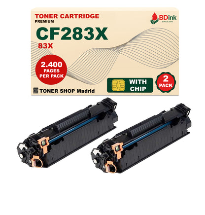 BDink Cartucho Tóner Compatible HP 83X / CF283X Negro