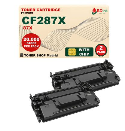 BDink Cartucho Tóner Compatible HP 87X / CF287X Negro
