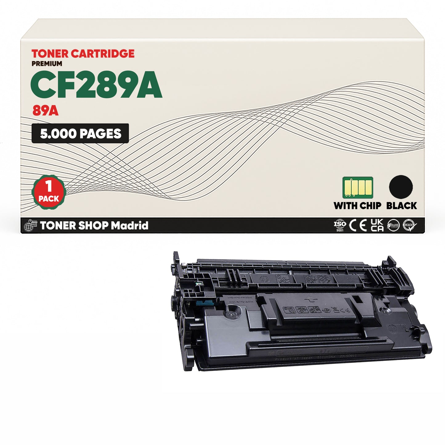 BDink Cartucho Tóner Compatible HP 89A / CF289A Negro