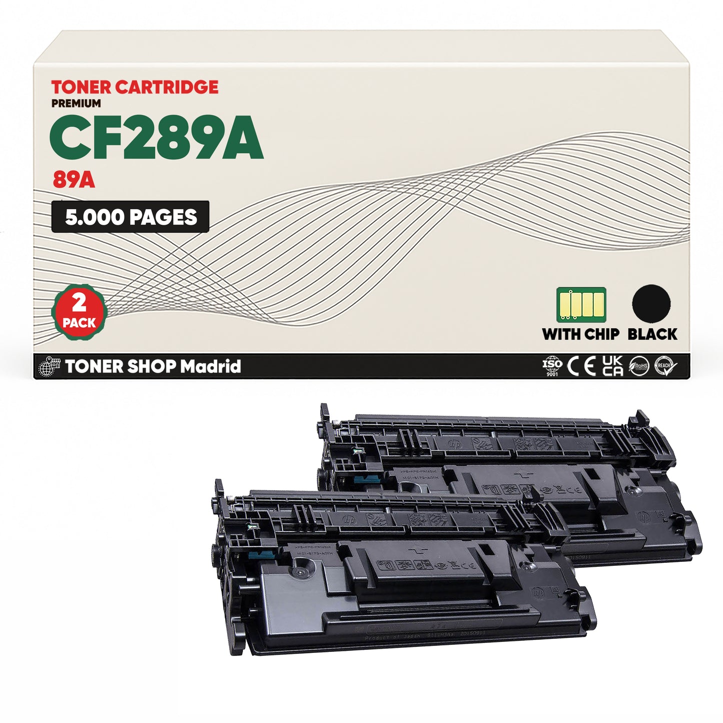 BDink Cartucho Tóner Compatible HP 89A / CF289A Negro