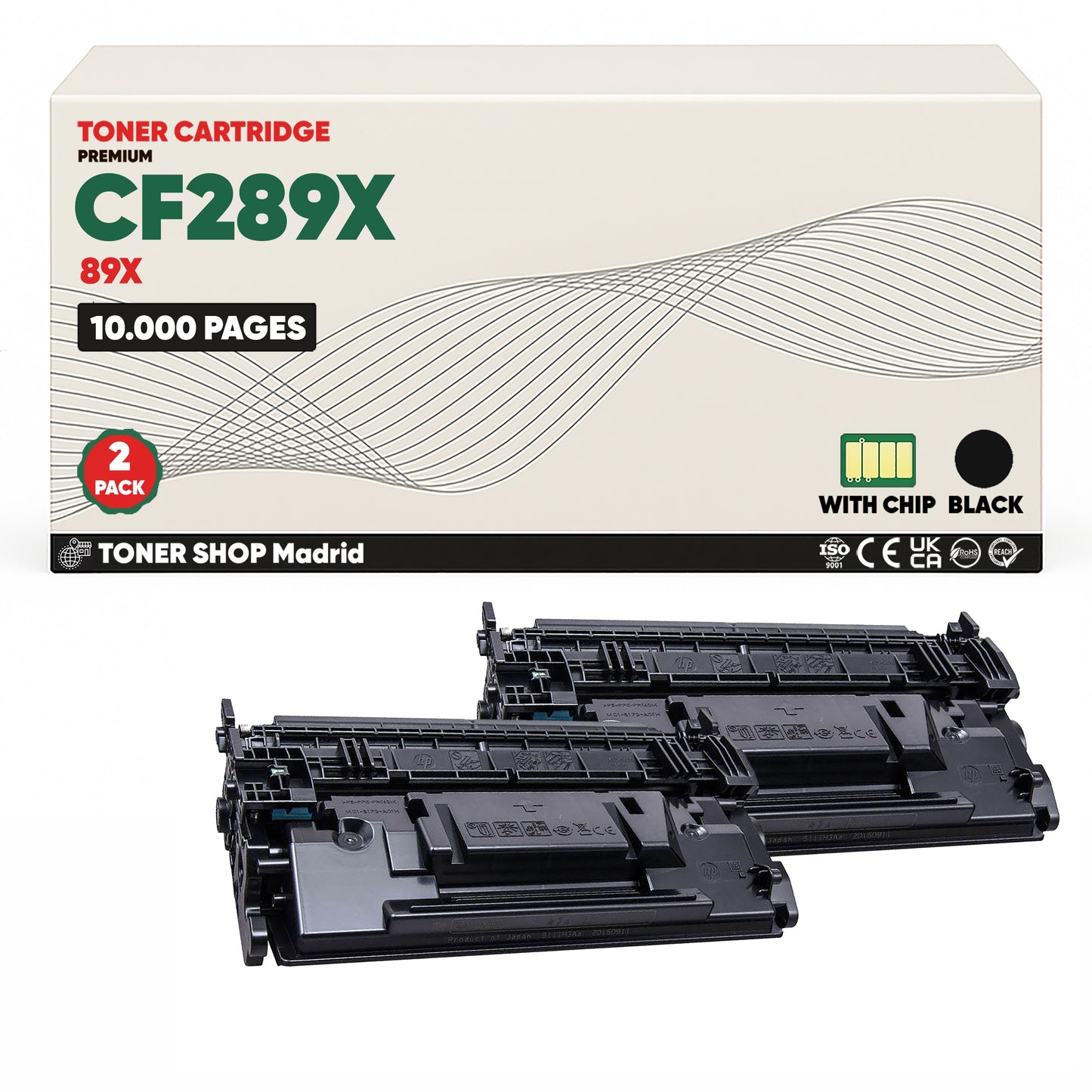 BDink Cartucho Tóner Compatible HP 89X / CF289X Negro