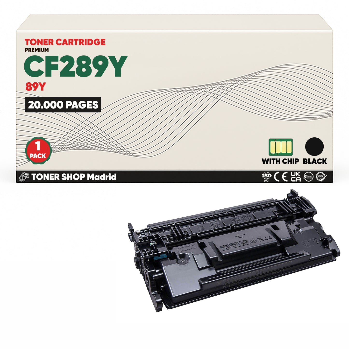 BDink Cartucho Tóner Compatible HP 89Y / CF289Y Negro
