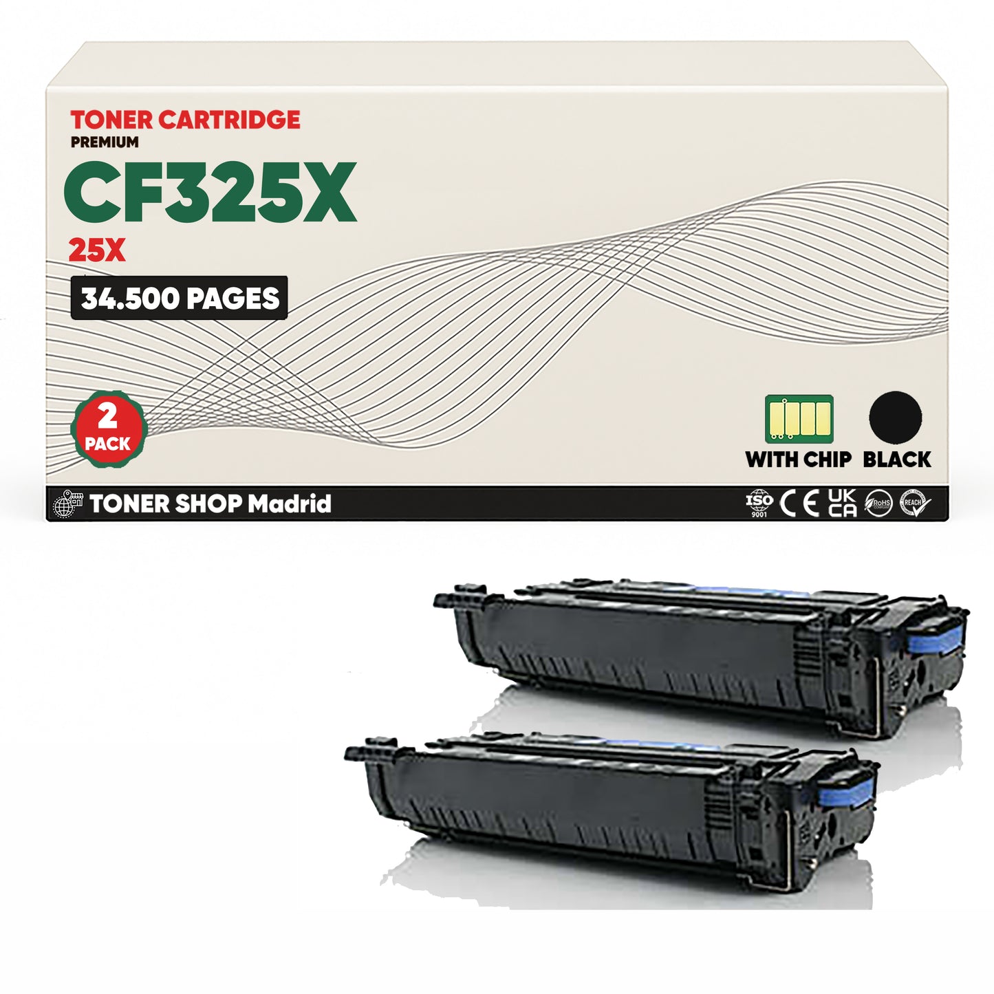 BDink Cartucho Tóner Compatible HP 25X Negro CF325X