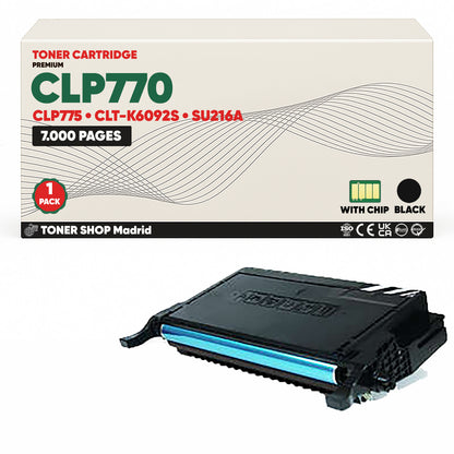 BDink Cartucho de Toner Compatible Samsung CLP770 (Pack 4) CMYK