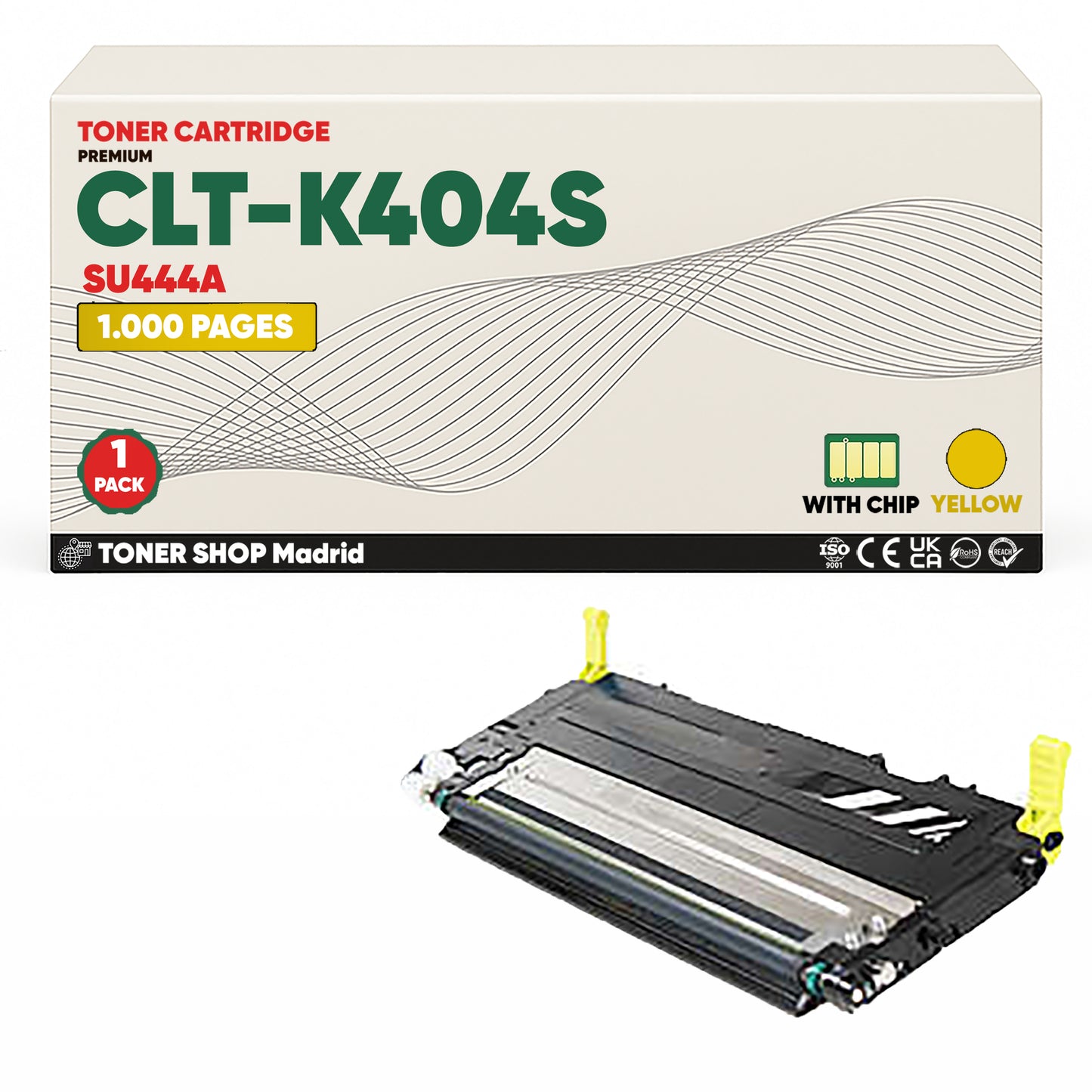 BDink Cartucho de Toner Compatible Samsung CLT-K404S (Pack 4) CMYK