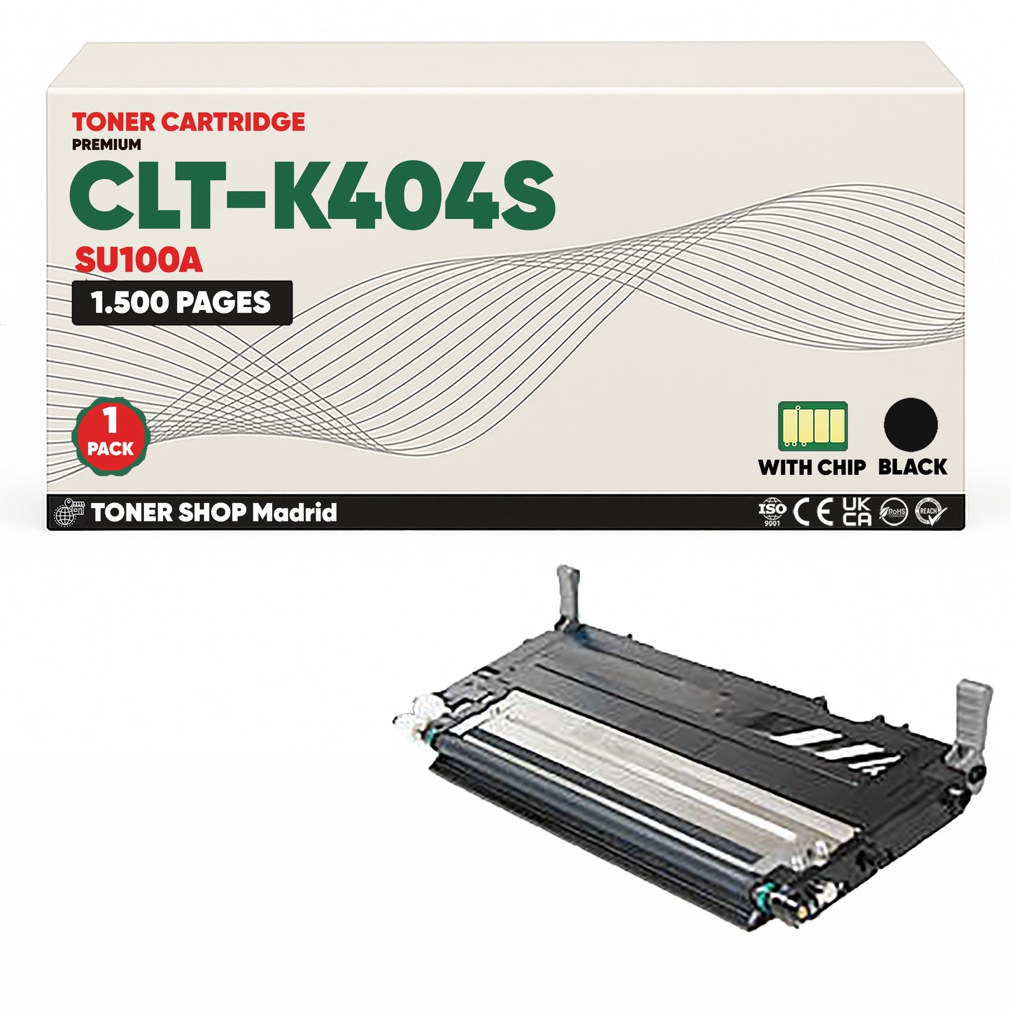 BDink Cartucho de Toner Compatible Samsung CLT-K404S (Pack 4) CMYK