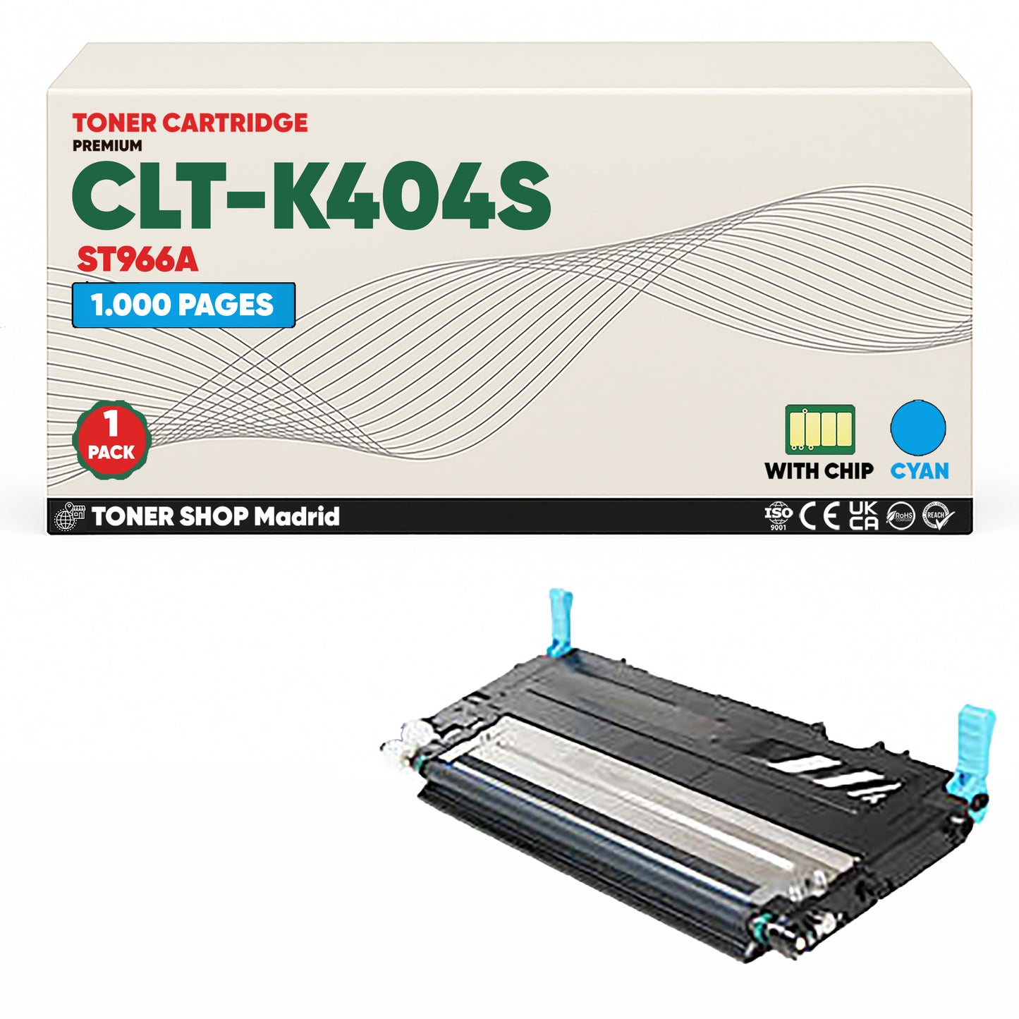 BDink Cartucho de Toner Compatible Samsung CLT-K404S (Pack 4) CMYK