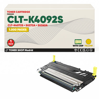 BDink Cartucho de Toner Compatible Samsung CLT-K4092S (Pack 4) CMYK