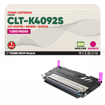 BDink Cartucho de Toner Compatible Samsung CLT-K4092S (Pack 4) CMYK