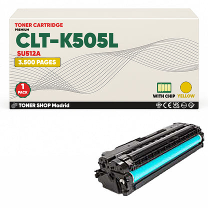 BDink Cartucho de Toner Compatible Samsung CLT-K505L (Pack 4) CMYK