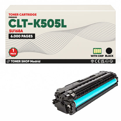 BDink Cartucho de Toner Compatible Samsung CLT-K505L (Pack 4) CMYK