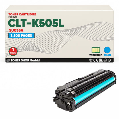BDink Cartucho de Toner Compatible Samsung CLT-K505L (Pack 4) CMYK