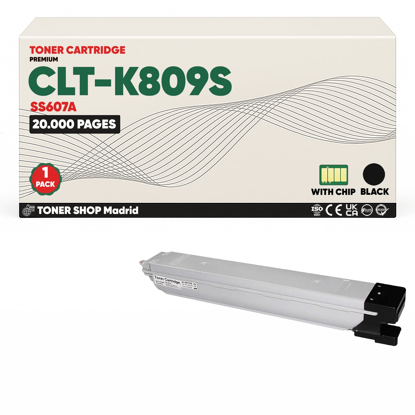 BDink Cartucho de Toner Compatible Samsung CLT-K809S (Pack 4) CMYK