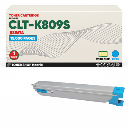 BDink Cartucho de Toner Compatible Samsung CLT-K809S (Pack 4) CMYK