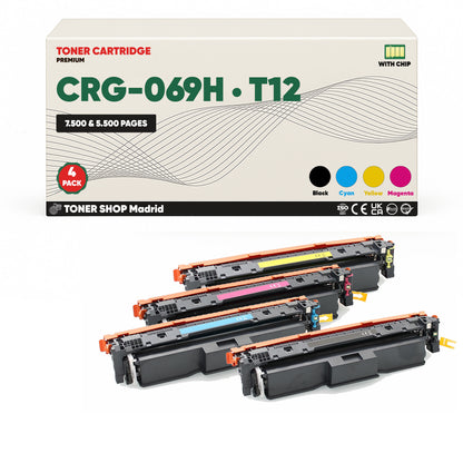 BDink Tóner Compatible Canon 069H/T12 (CMYK Pack 4)