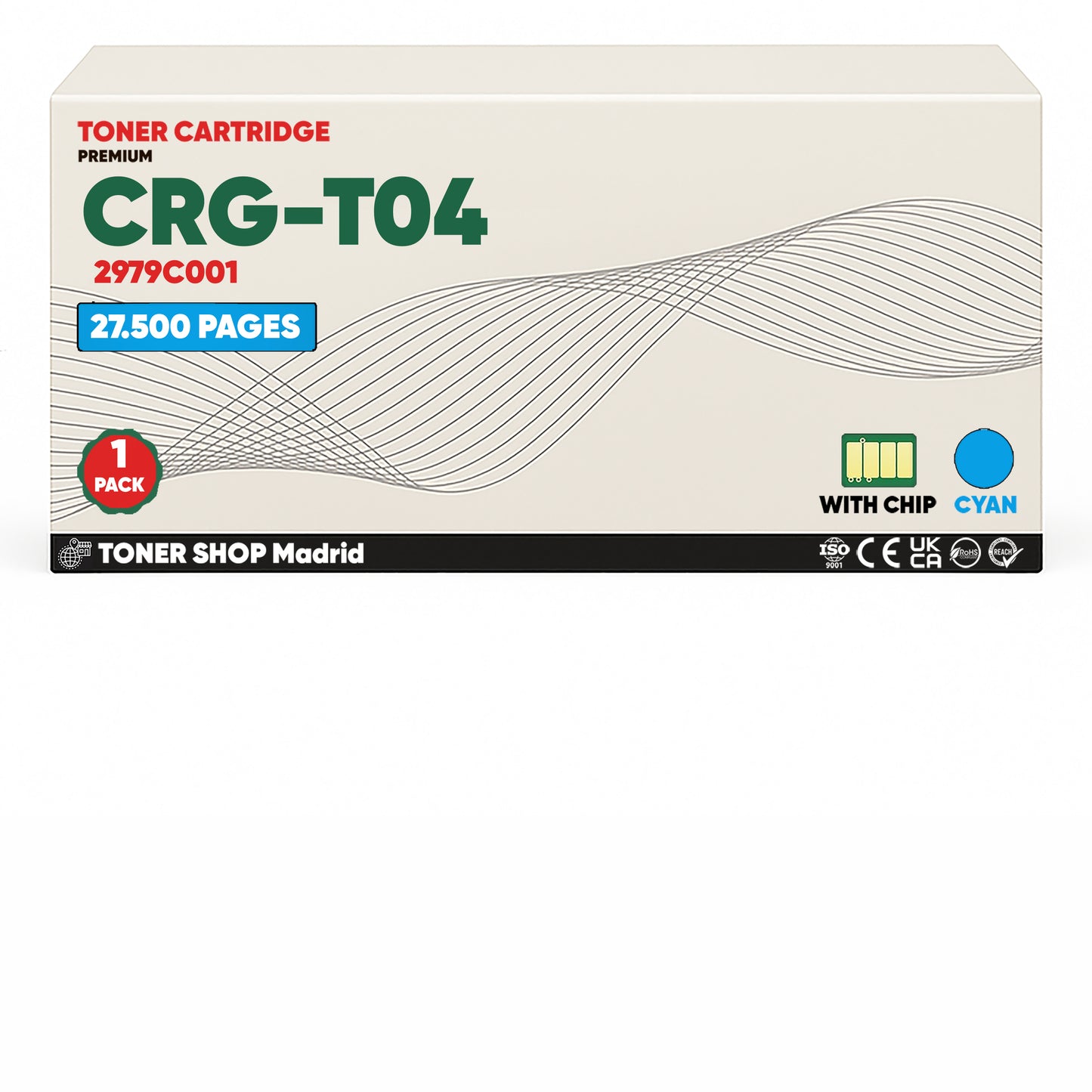 BDink Tóner Compatible Canon T04 (CMYK 4 Pack)