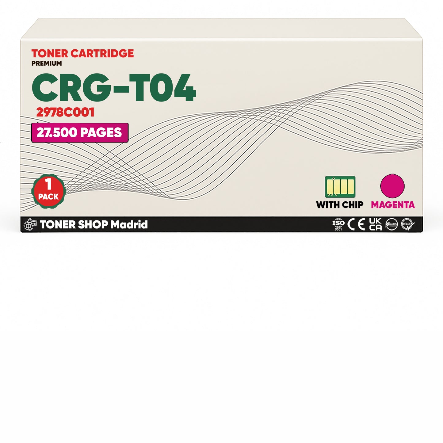 BDink Tóner Compatible Canon T04 (CMYK 4 Pack)