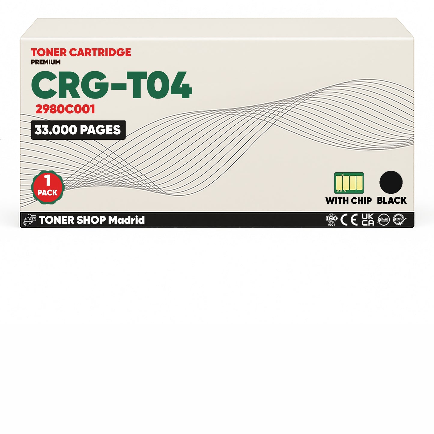 BDink Tóner Compatible Canon T04 (CMYK 4 Pack)