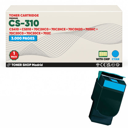 BDink Tóner Compatible Lexmark CS310 (Pack 4 CMYK)