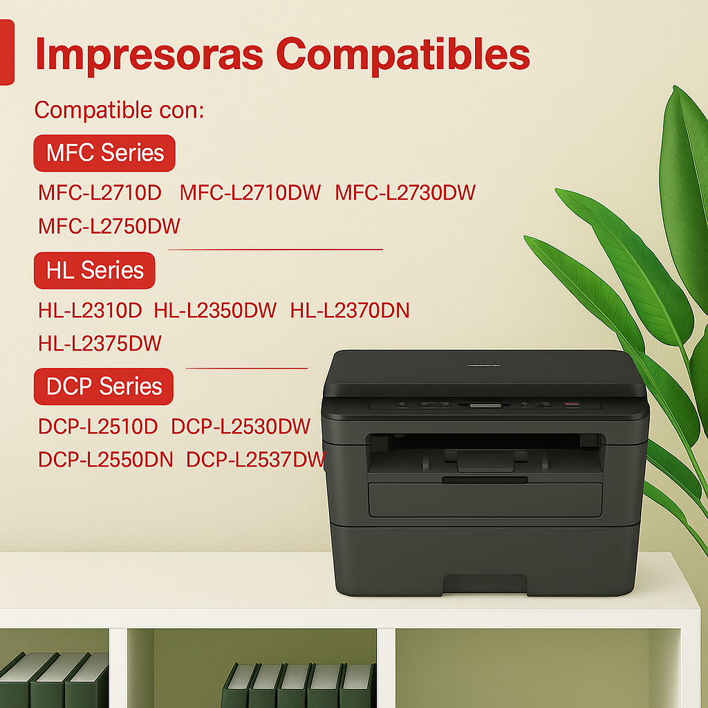 BDink Tóner Compatible TN2420 / TN2410 Negro con Chip para MFC L2710DW L2730DW HL L2350DW DCP L2530DW – Rendimiento 3.000 páginas – Ahorro y calidad profesional
