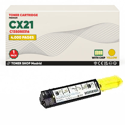 BDink Tóner Compatible Epson CX21 (Pack 4 CMYK)