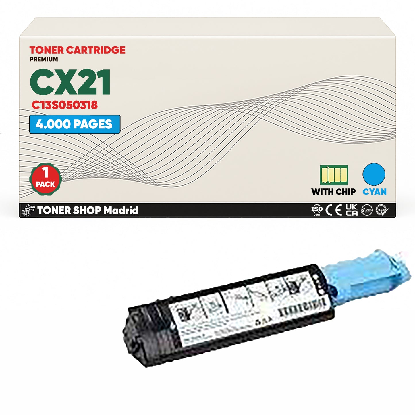 BDink Tóner Compatible Epson CX21 (Pack 4 CMYK)