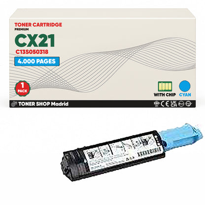 BDink Tóner Compatible Epson CX21 (Pack 4 CMYK)