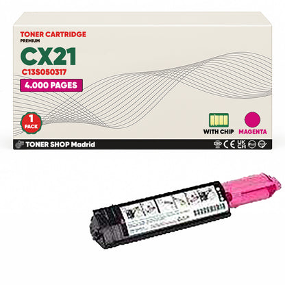 BDink Tóner Compatible Epson CX21 (Pack 4 CMYK)