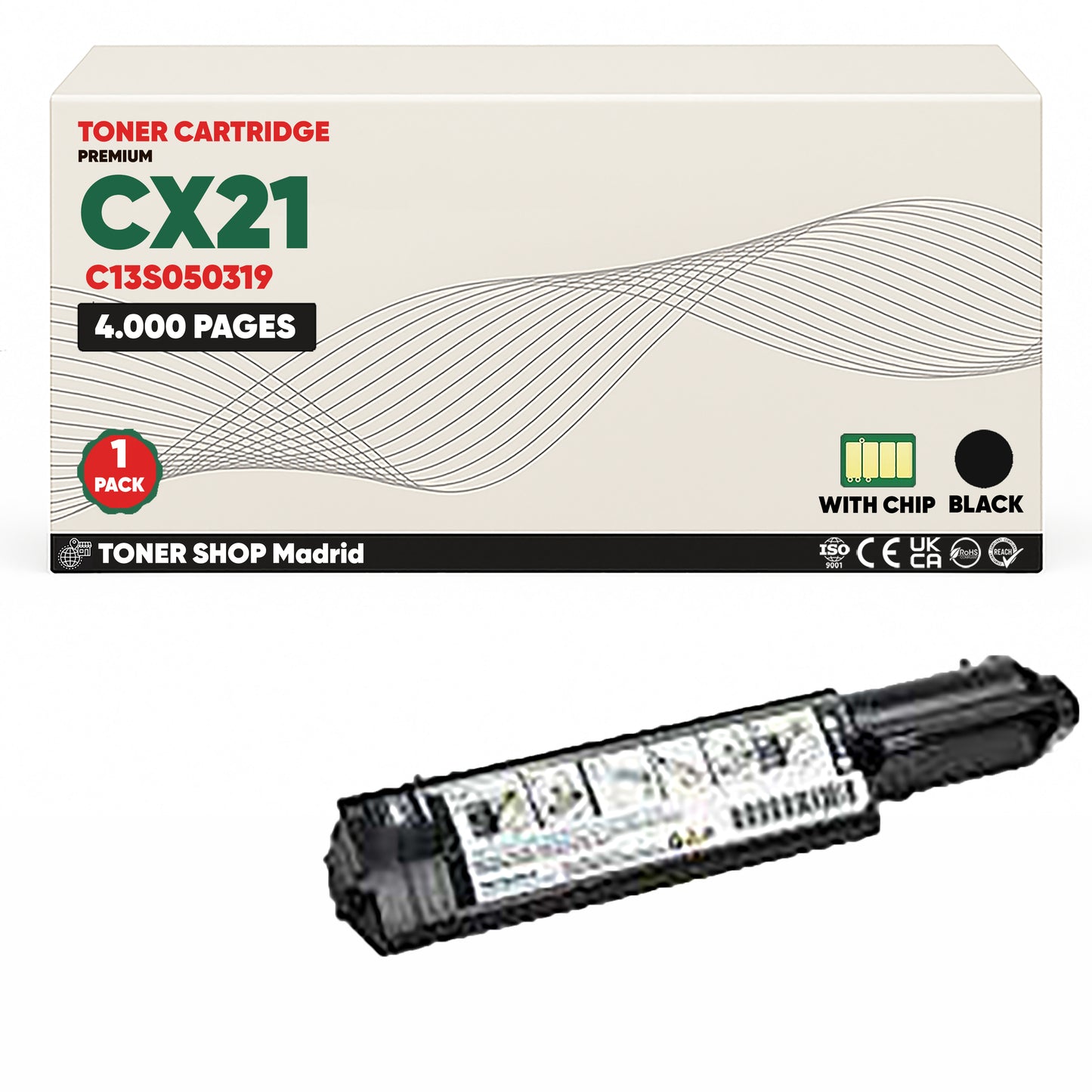 BDink Tóner Compatible Epson CX21 (Pack 4 CMYK)