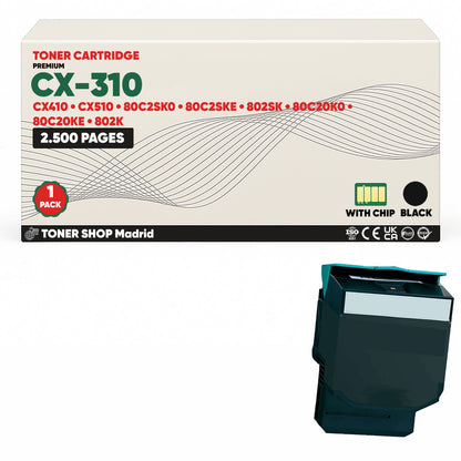 BDink Tóner Compatible Lexmark CX310 (Pack 4 CMYK)