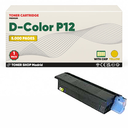 BDink Tóner Compatible Olivetti D-Color P12 (Pack 4 CMYK)