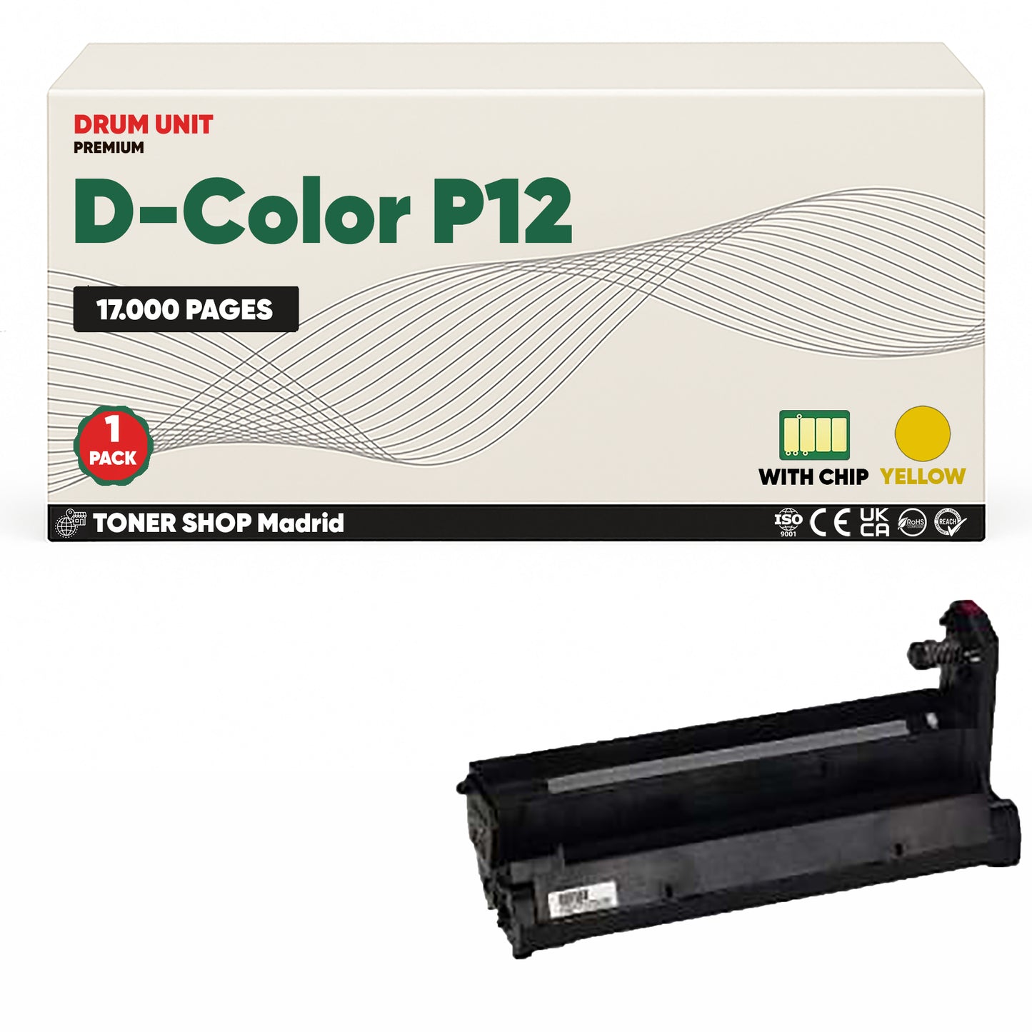 BDink Tambor de Imagen Compatible Olivetti D-Color P12 (Pack 4 CMYK) Drum