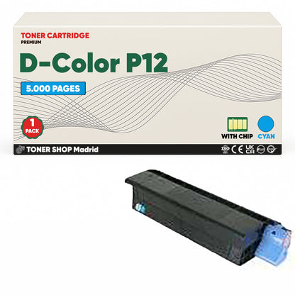 BDink Tóner Compatible Olivetti D-Color P12 (Pack 4 CMYK)