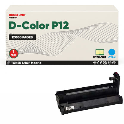 BDink Tambor de Imagen Compatible Olivetti D-Color P12 (Pack 4 CMYK) Drum