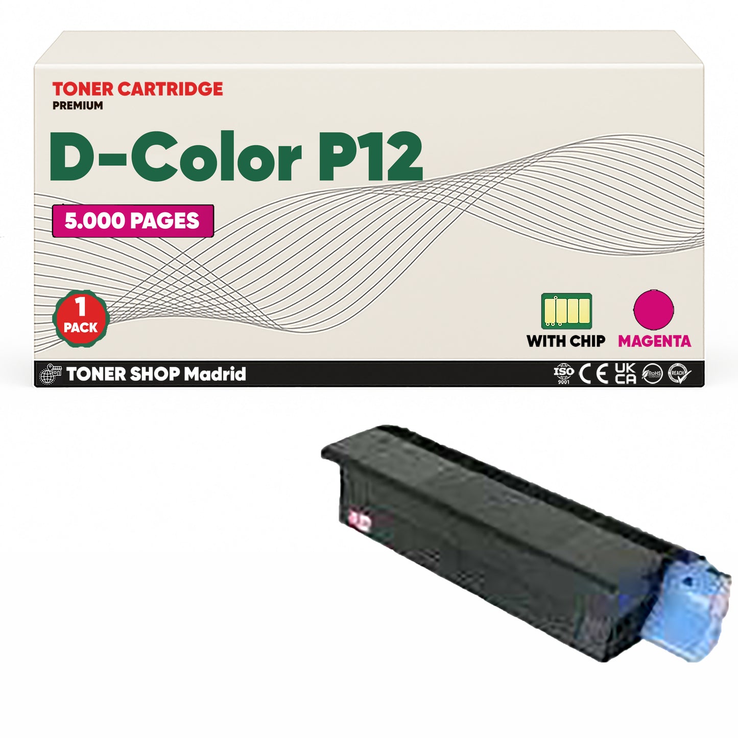 BDink Tóner Compatible Olivetti D-Color P12 (Pack 4 CMYK)