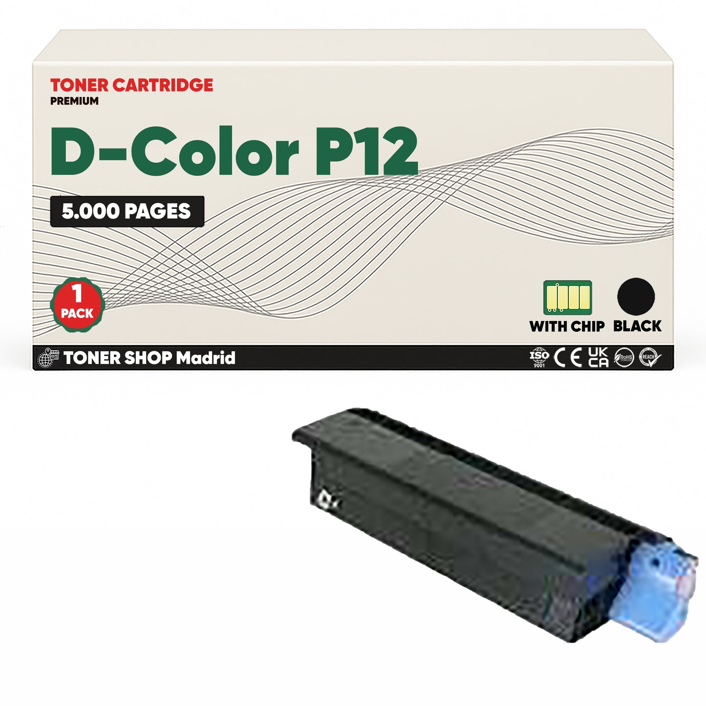 BDink Tóner Compatible Olivetti D-Color P12 (Pack 4 CMYK)