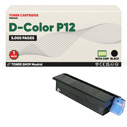 BDink Tóner Compatible Olivetti D-Color P12 (Pack 4 CMYK)