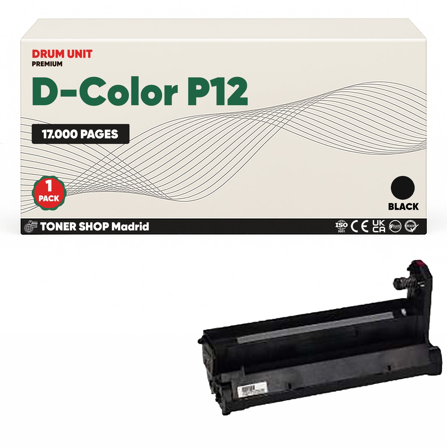 BDink Tambor de Imagen Compatible Olivetti D-Color P12 (Pack 4 CMYK) Drum