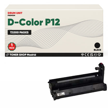 BDink Tambor de Imagen Compatible Olivetti D-Color P12 (Pack 4 CMYK) Drum