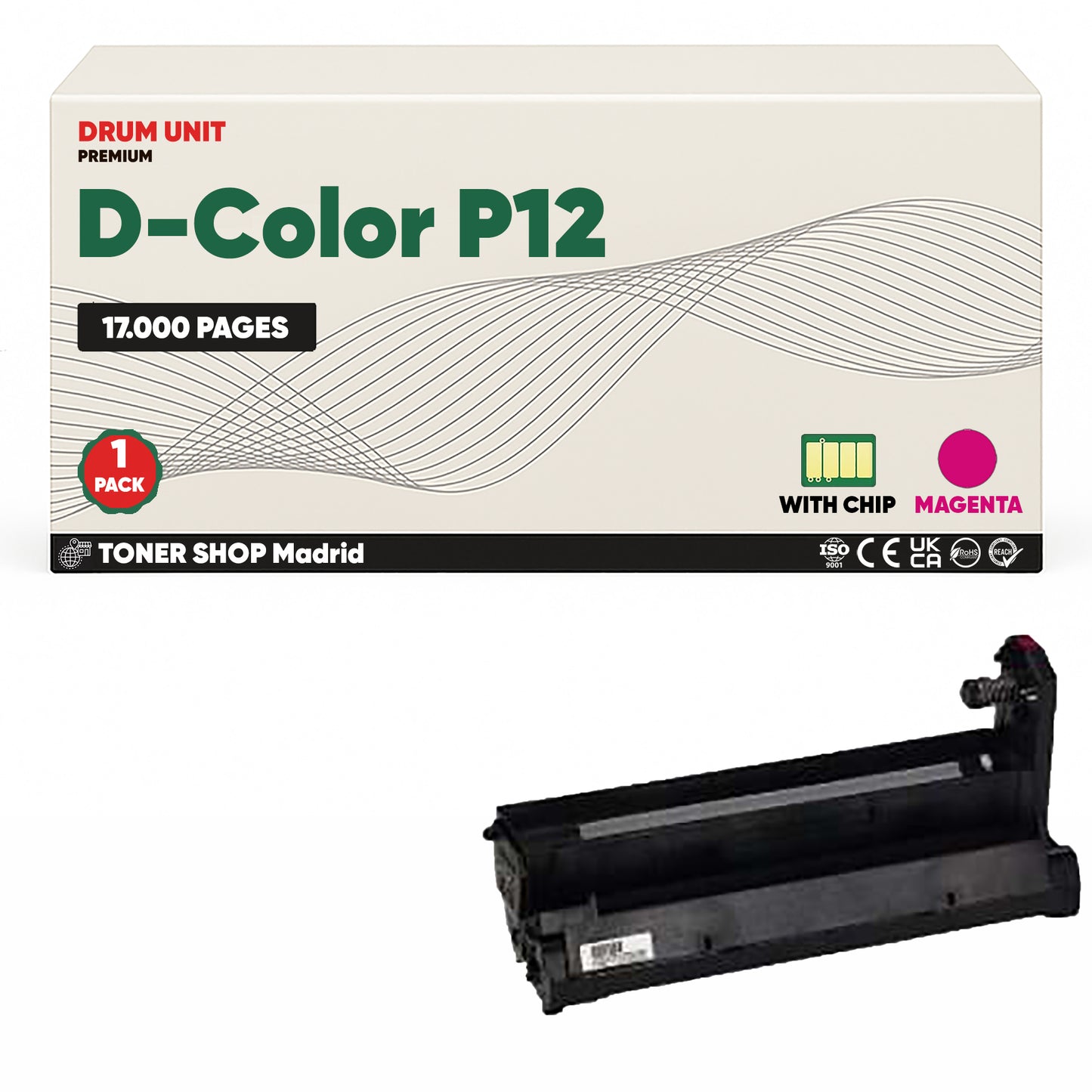 BDink Tambor de Imagen Compatible Olivetti D-Color P12 (Pack 4 CMYK) Drum