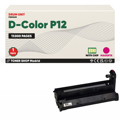 BDink Tambor de Imagen Compatible Olivetti D-Color P12 (Pack 4 CMYK) Drum