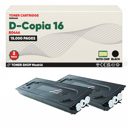 BDink Cartucho Tóner Compatible Olivetti D-Copia 16 Negro