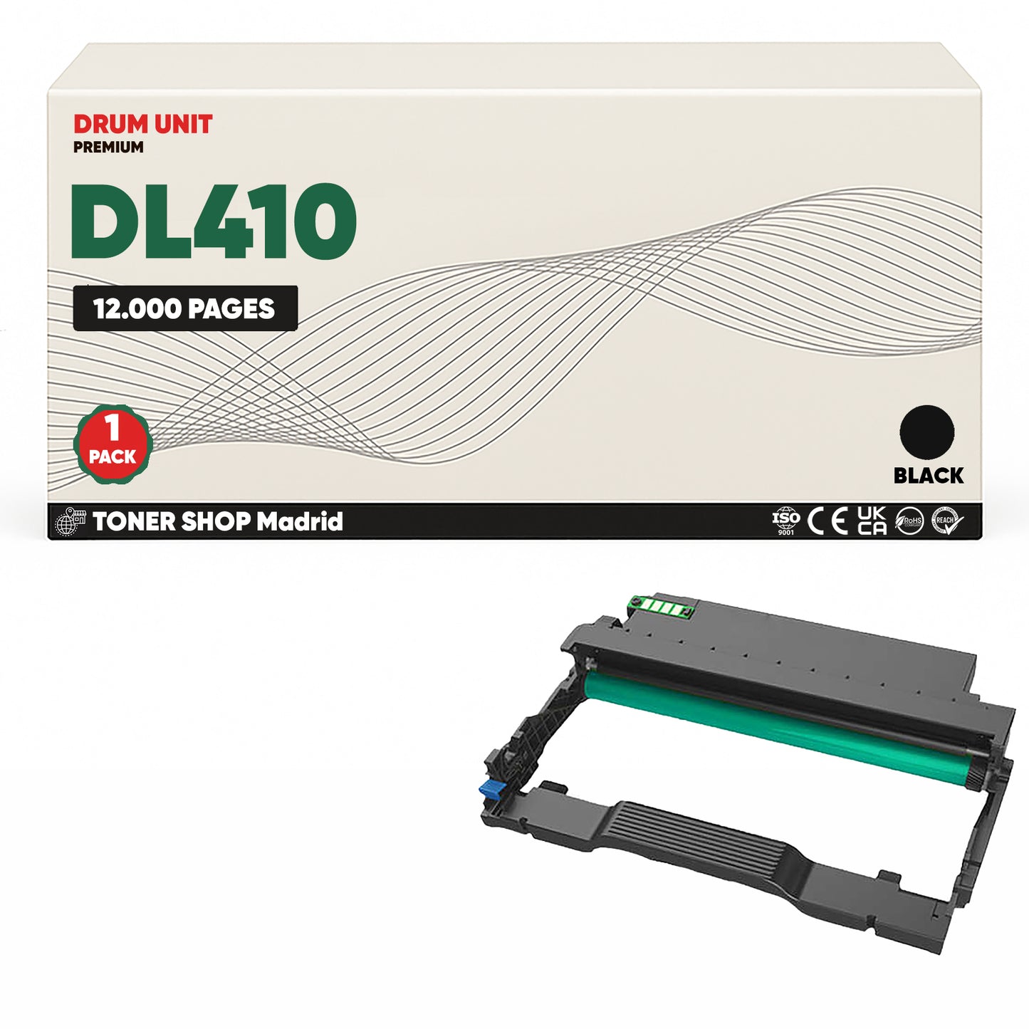BDink Cartucho Tóner Compatible Pantum DL410 Negro (Drum)